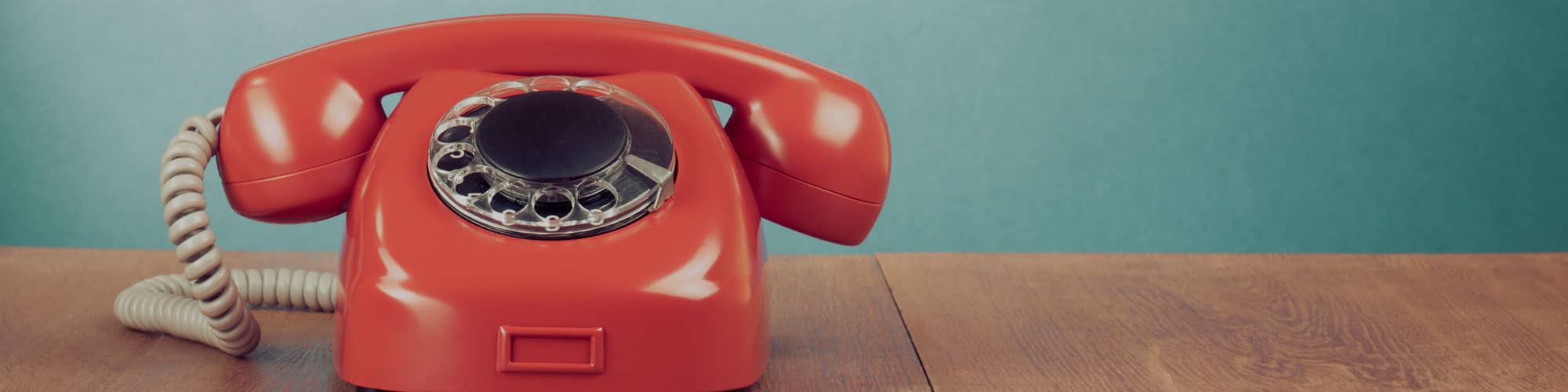 Telephone on desk in London office